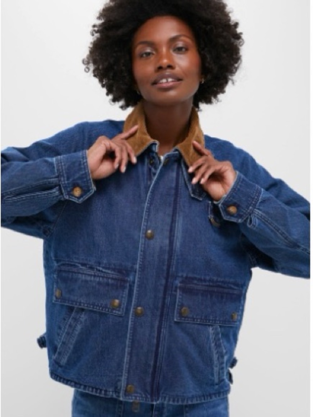 Poplar Wash Rigid Denim Woven Field Jacket